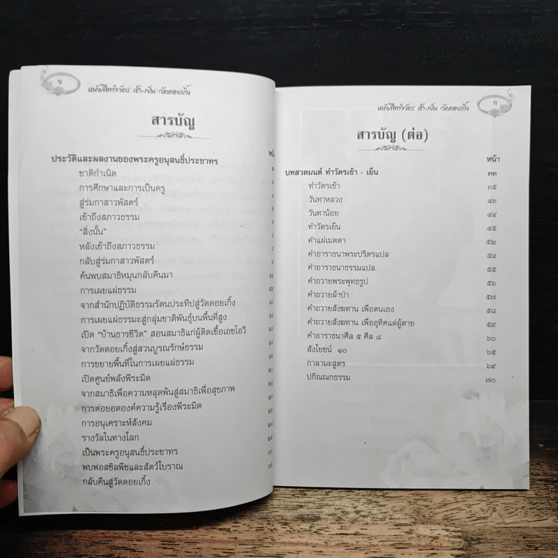 หนังสือทำวัตเช้า-เย็น วัดดอยเกิ๊ง รูปที่ 7