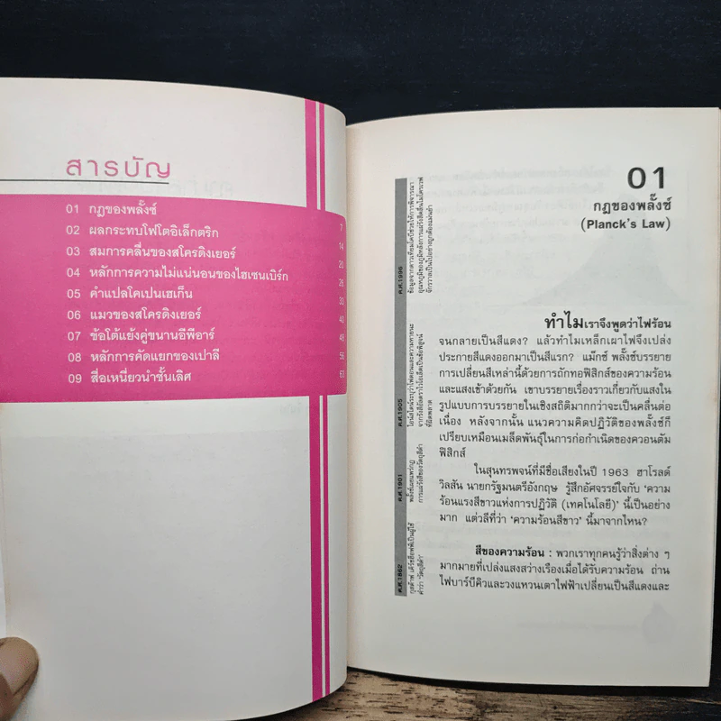 ทฤษฎีและกฎทางฟิสิกส์ที่สำคัญของโลก ภาค ควอนตัม - ศักดิ์ บวร รูปที่ 8