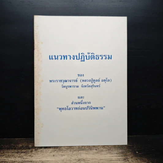 แนวทางปฎิบัติธรรม - พระราชวุฒาจารย์ (หลวงปู่ดูลย์ อตุโล) รูปที่ 1
