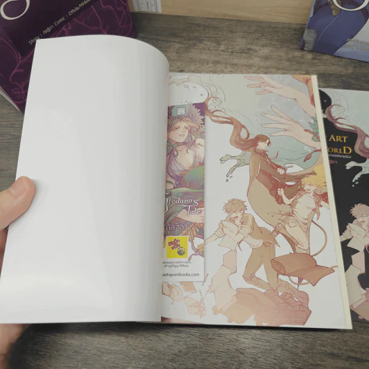 Boxset Glodano 's Tale นวนิยาย 1 เล่ม + การ์ตูน 2 เล่ม + Concept Art - กัลฐิดา รูปที่ 6