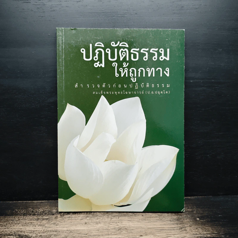 ปฏิบัติธรรมให้ถูกทาง - พระพรหมคุณาภรณ์ (ป.อ.ปยุตโต) รูปที่ 1