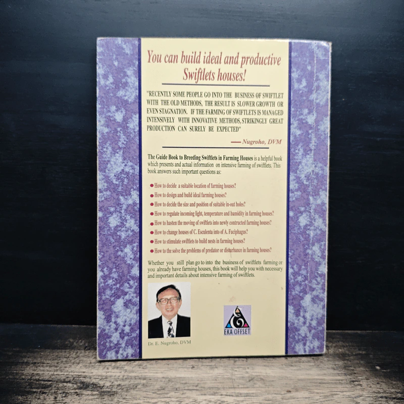 THE GUIDEBOOK to Breeding Swiftlets in Farming Houses รูปที่ 2