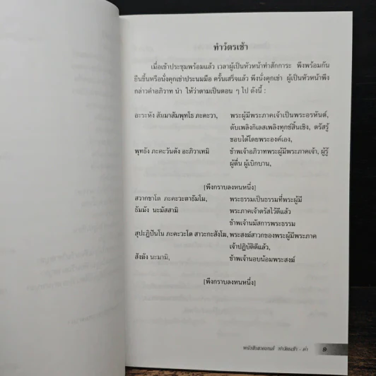 หนังสือสวดมนต์ทำวัตร เช้า-ค่ำ - พระสมุทร อคควโส รูปที่ 9
