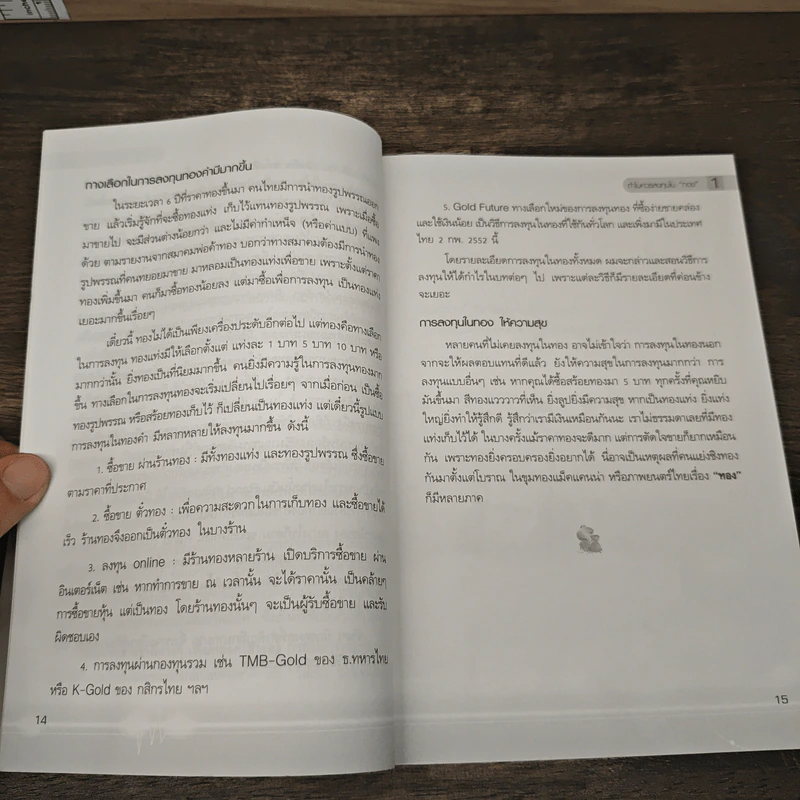 คู่มือเล่นทอง ฉบับสมบูรณ์ - มนตรี แสวงเดชา รูปที่ 8