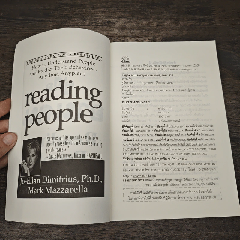 คู่มืออ่านคน Reading People - Jo-Ellan Dimitrius, Mark Mazzarella รูปที่ 6