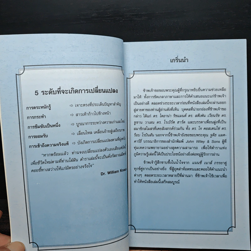 เปลี่ยนชีวิตใหม่ให้ดีกว่าเดิม - Dr.William J. Knaus รูปที่ 7