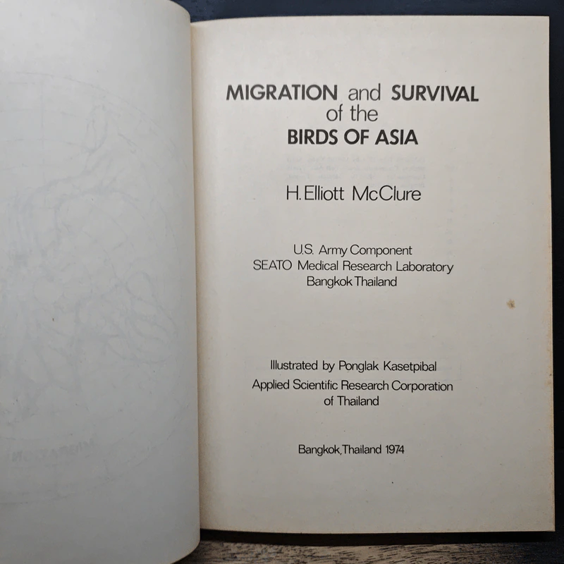 Migration & Survival of the Birds of Asia - H. Elliott McClure รูปที่ 6