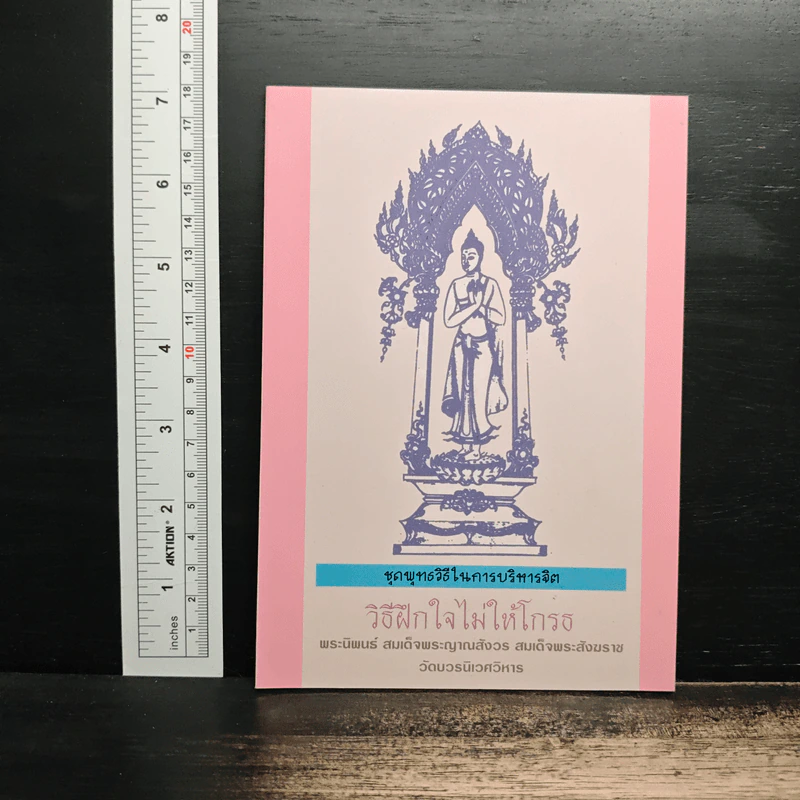 ชุดพุทธวิธีในการบริหารจิต วิธีฝึกใจไม่ให้โกรธ รูปที่ 1