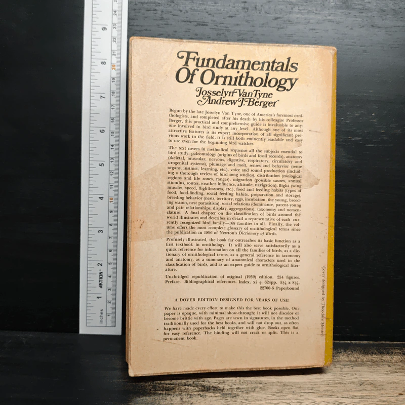 Fundamentals of Ornithology - Josselyn Van Tyne, Andrew J. Berger รูปที่ 2
