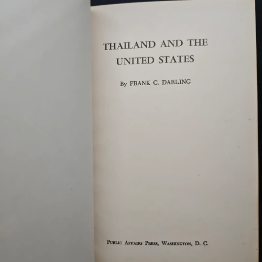 Thailand and the United States - Frank C. Darling รูปที่ 2