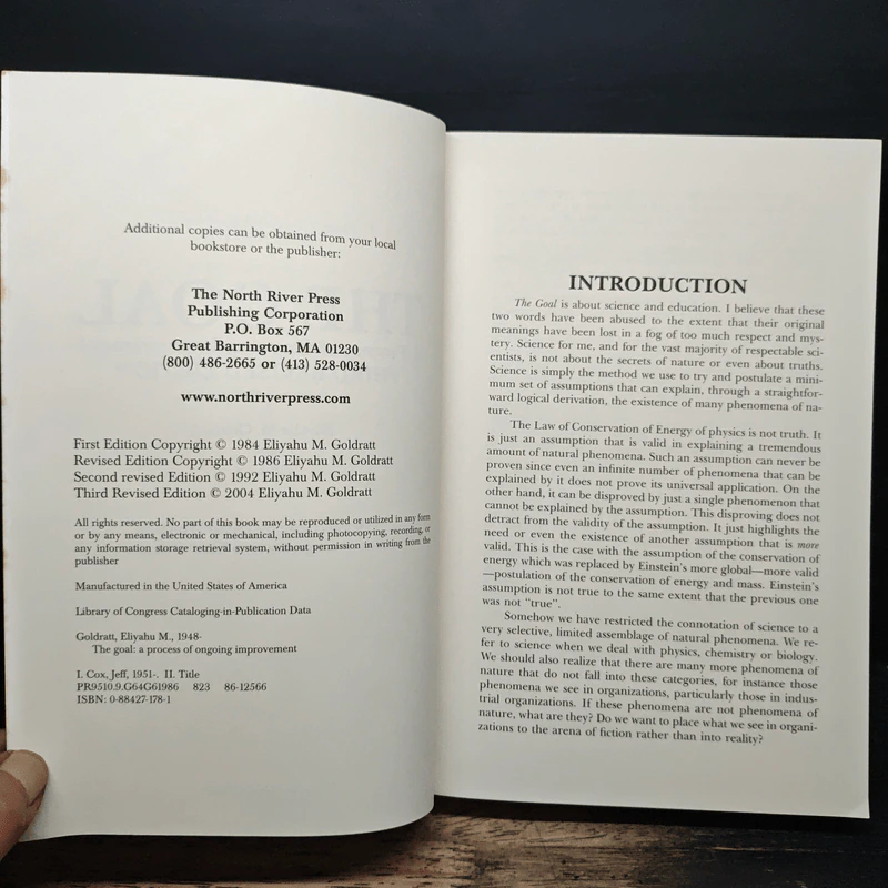 The Goal - Eliyahu M. Goldratt, Jeff Cox รูปที่ 6