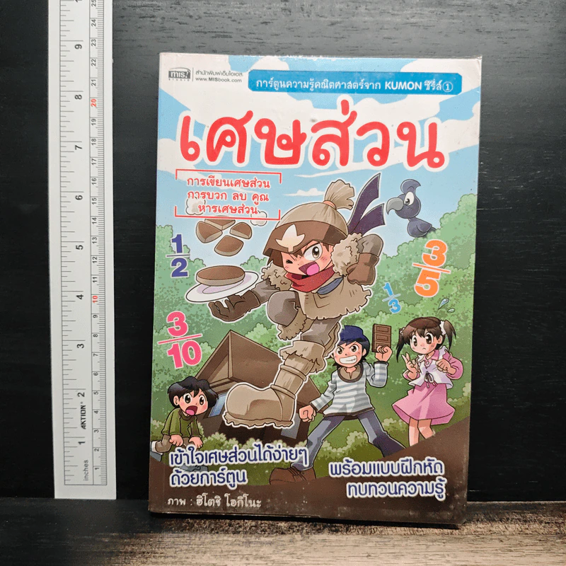 เศษส่วน การเขียนเศษส่วน การบวก ลบ คูณ หารเศษส่วน รูปที่ 1
