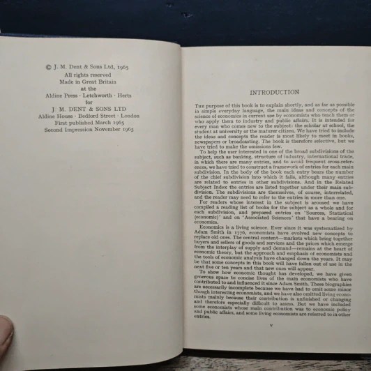 Everyman's DICTIONARY OF ECONOMICS - Arthur Seldon รูปที่ 7