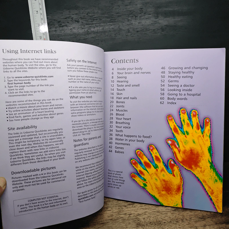 Usborne First Encyclopedia of the Human Body รูปที่ 6