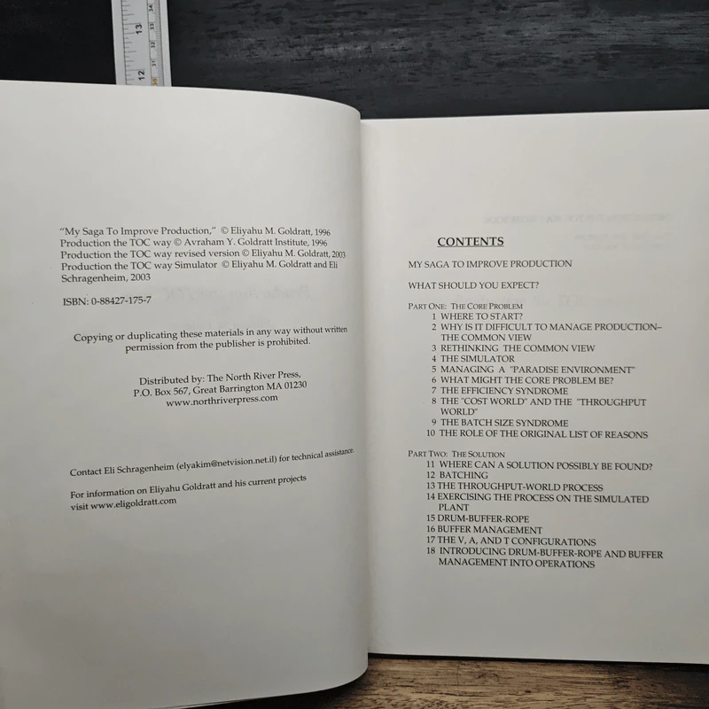 Production the TOC Way - Eliyahu M. Goldratt. รูปที่ 7
