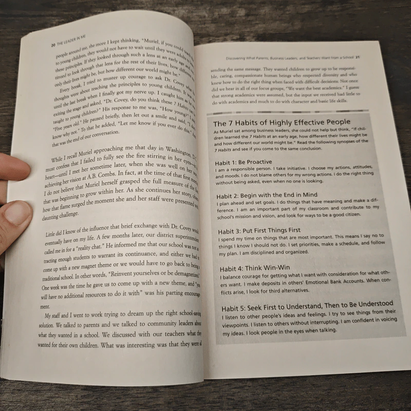 The Leader in Me - Stephen R. Covey รูปที่ 8