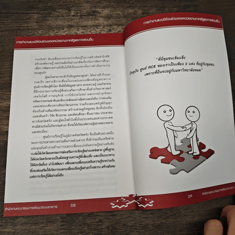 การทำงานแบบมีส่วนร่วมของหน่วยงาน ภาครัฐ และ ภาคส่วนอื่น รูปที่ 10