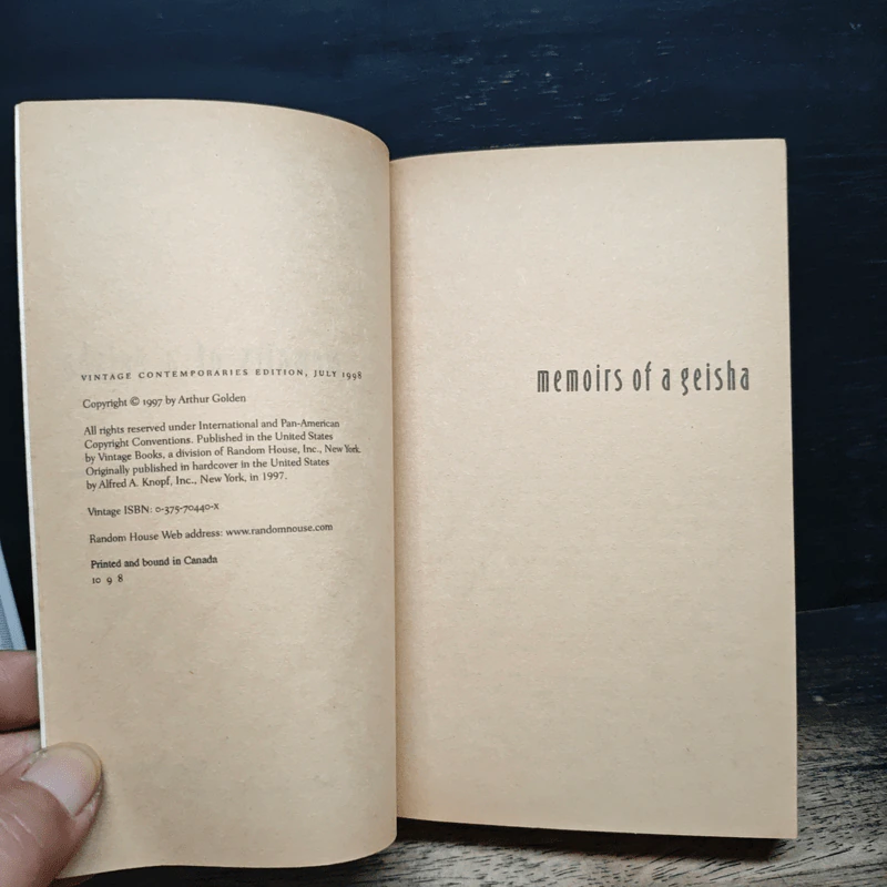 Memoirs of a Geisha - Arthur Golden รูปที่ 6