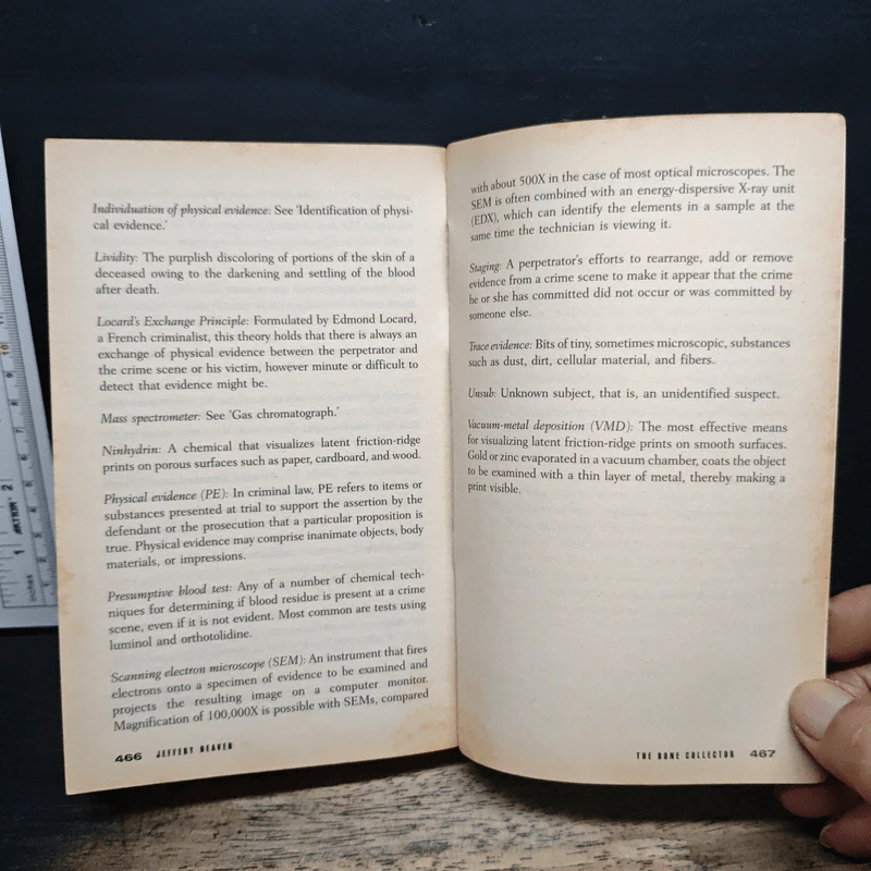 The Bone Collector - Jeffery Deaver รูปที่ 9