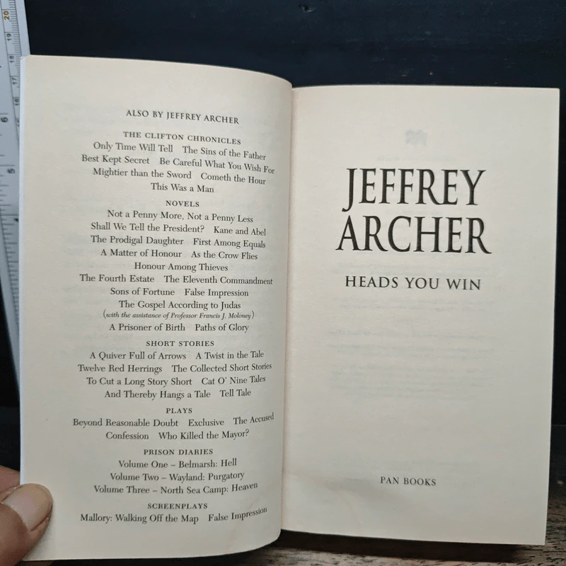 Heads You Win - Jeffrey Archer รูปที่ 6