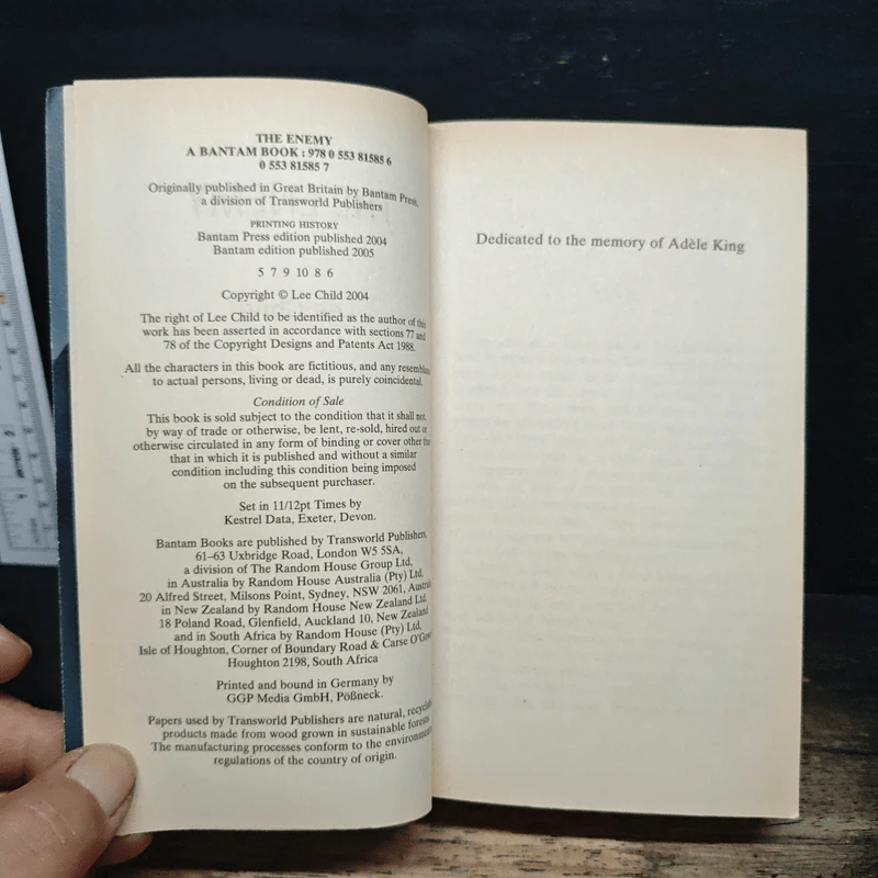 The Enemy - Lee Child รูปที่ 6