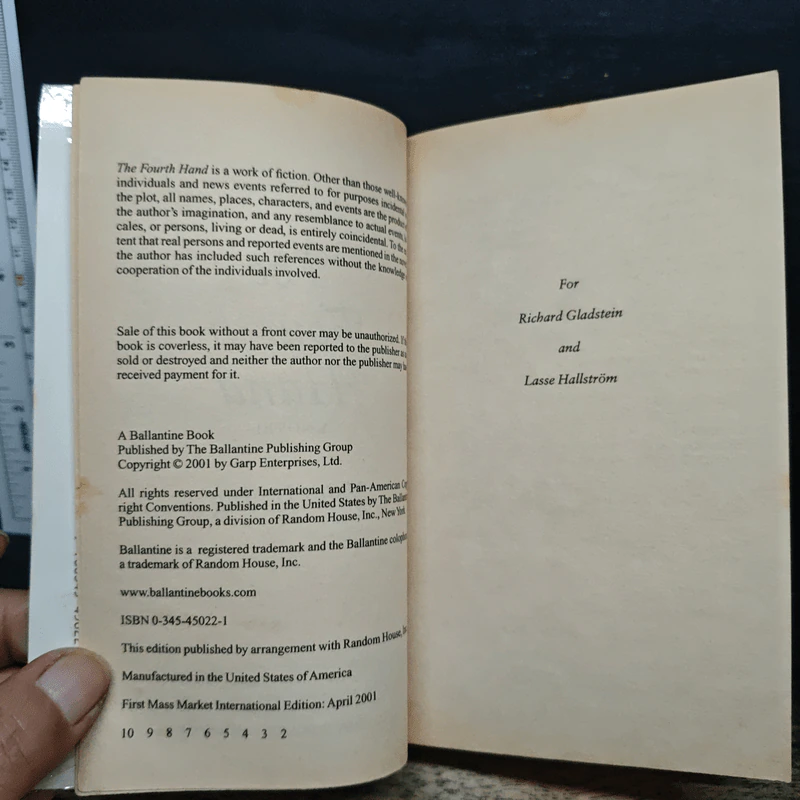 The Fourth Hand - John Irving รูปที่ 6