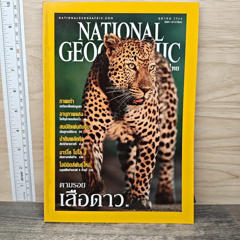 National Geographic ต.ค.2544 เสือดาว รูปที่ 1