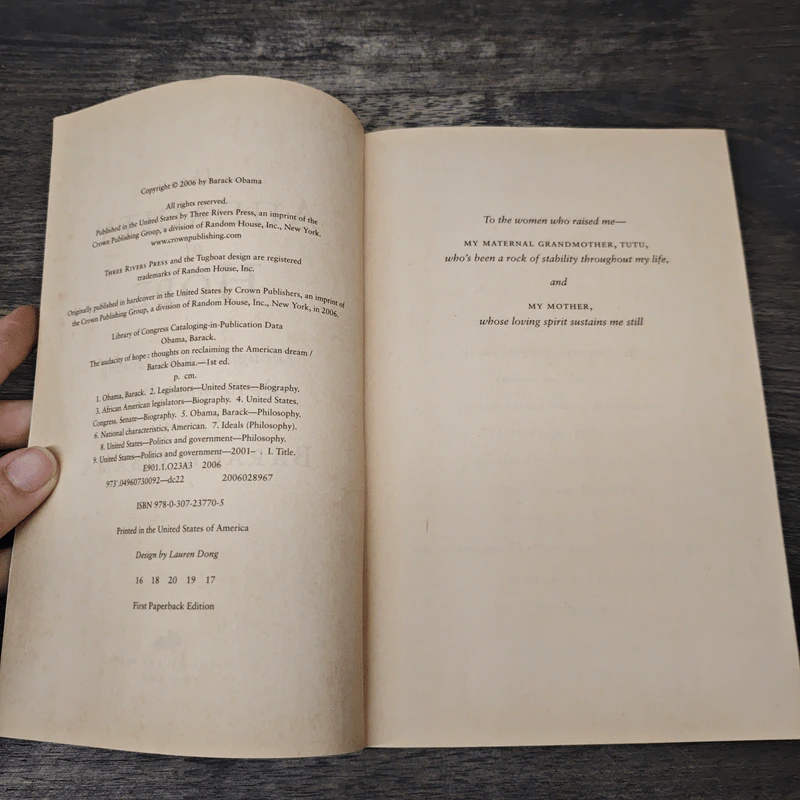 The Audacity of Hope - Barack Obama รูปที่ 6