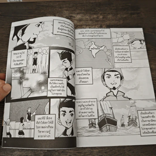 การ์ตูนความรู้ ประวัติศาสตร์ ชุด นักสำรวจและนักผจญภัยของโลก เฟอร์ดินานด์ แมกเจลแลน รูปที่ 8