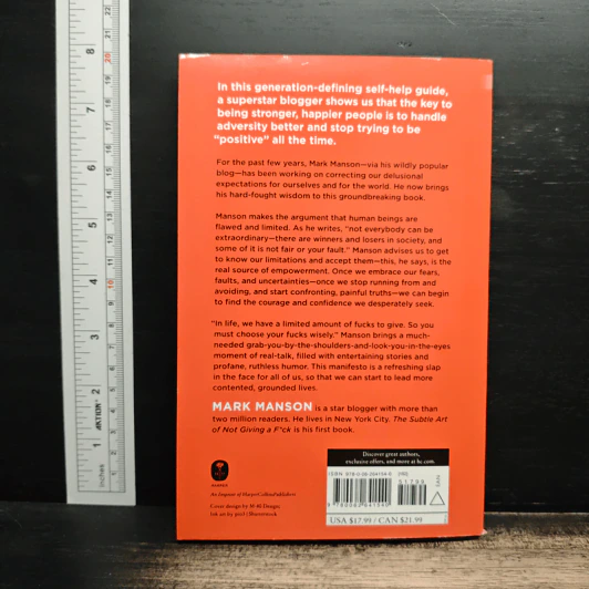 The Subtle Art of Not Giving a F*ck - Mark Manson รูปที่ 2