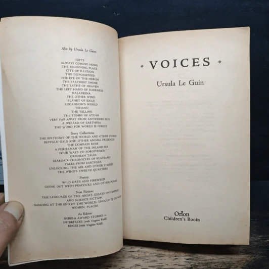 Voices - Ursula K. Le Guin รูปที่ 6