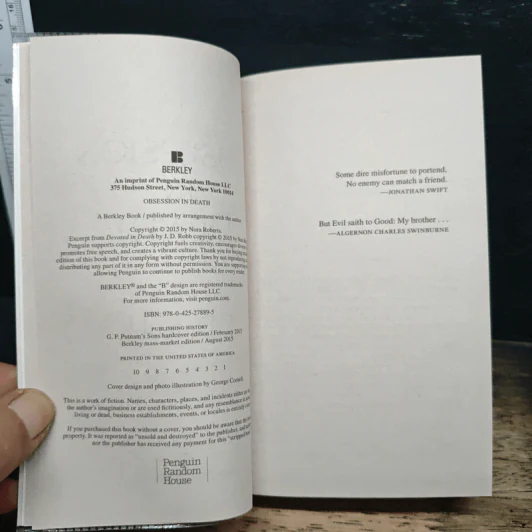 Obsession in Death - J. D. Robb รูปที่ 6