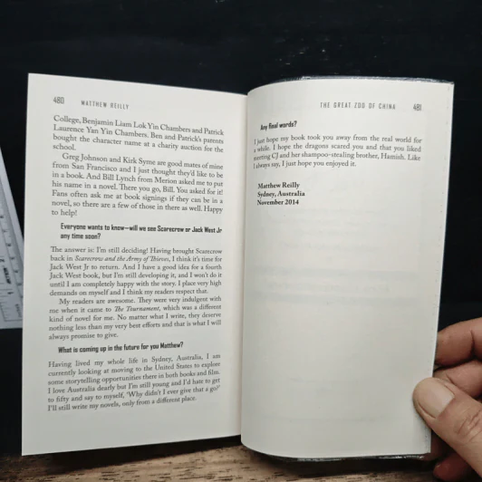 The Great Zoo Of China - Matthew Reilly รูปที่ 9