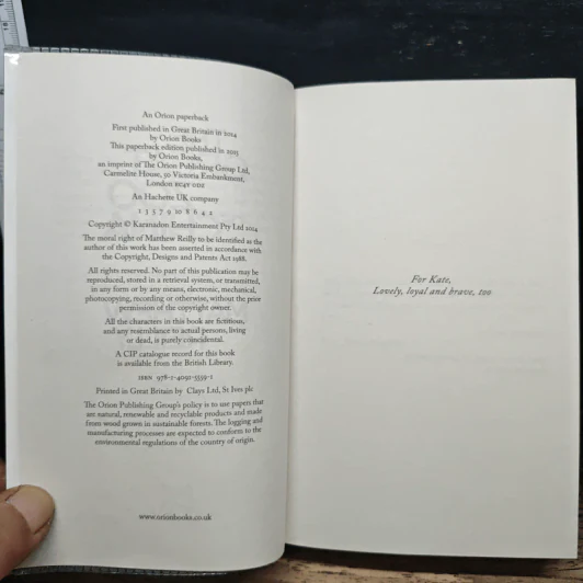 The Great Zoo Of China - Matthew Reilly รูปที่ 6