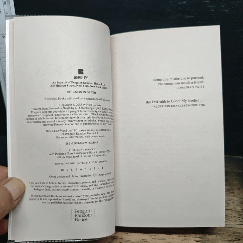 Obsession in Death - J. D. Robb รูปที่ 6