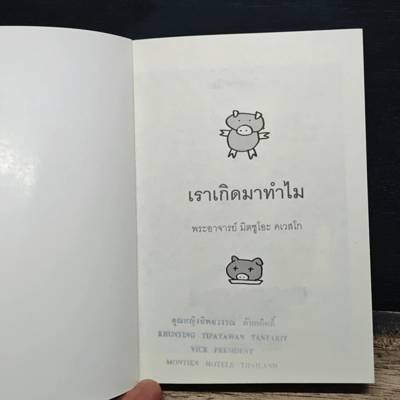 เราเกิดมาทำไม - พระอาจารย์มิซูโอะ คเวสโก รูปที่ 6