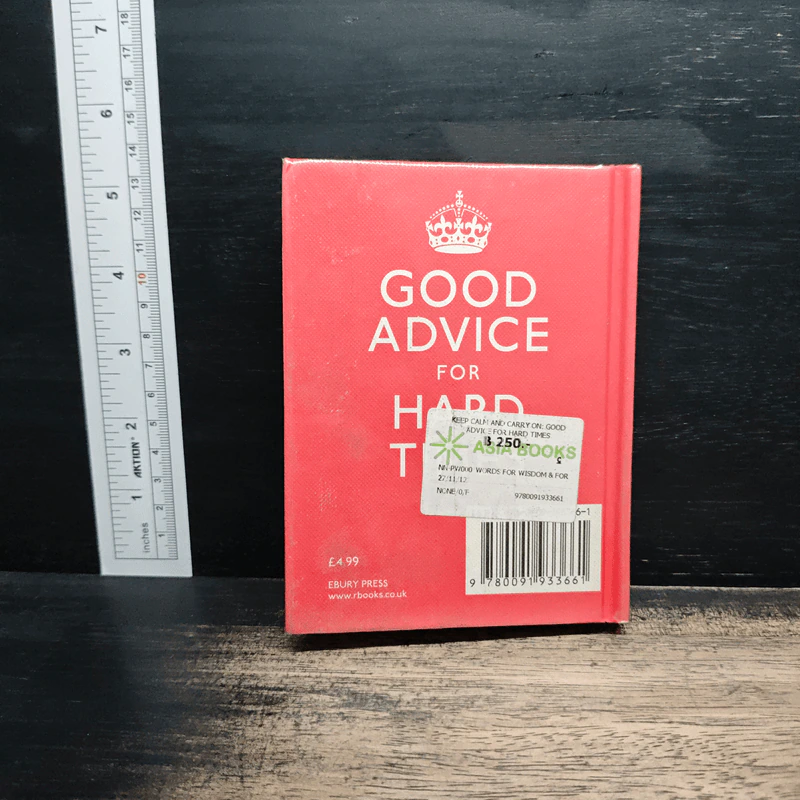 Keep Calm and Carry On: Good advice for hard times รูปที่ 2