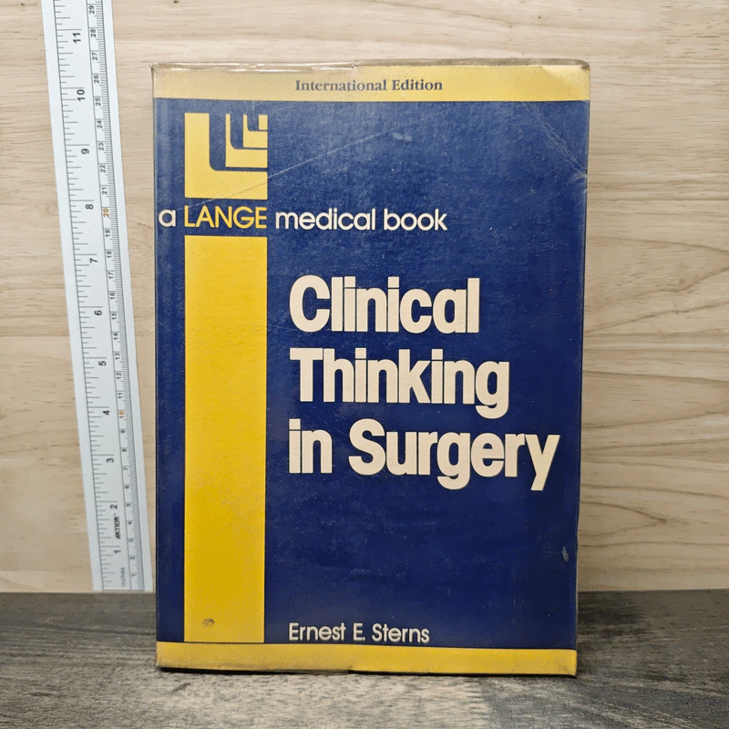 Clinical Thinking in Surgery - Ernest E. Sterns รูปที่ 1
