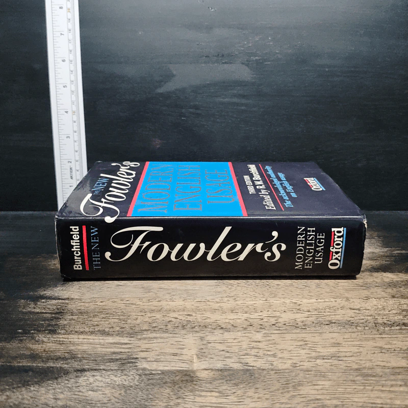 The New Fowler's Modern English Usage - R.W. Burchfield รูปที่ 3