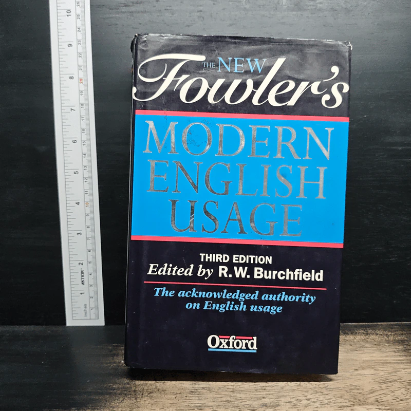 The New Fowler's Modern English Usage - R.W. Burchfield รูปที่ 1