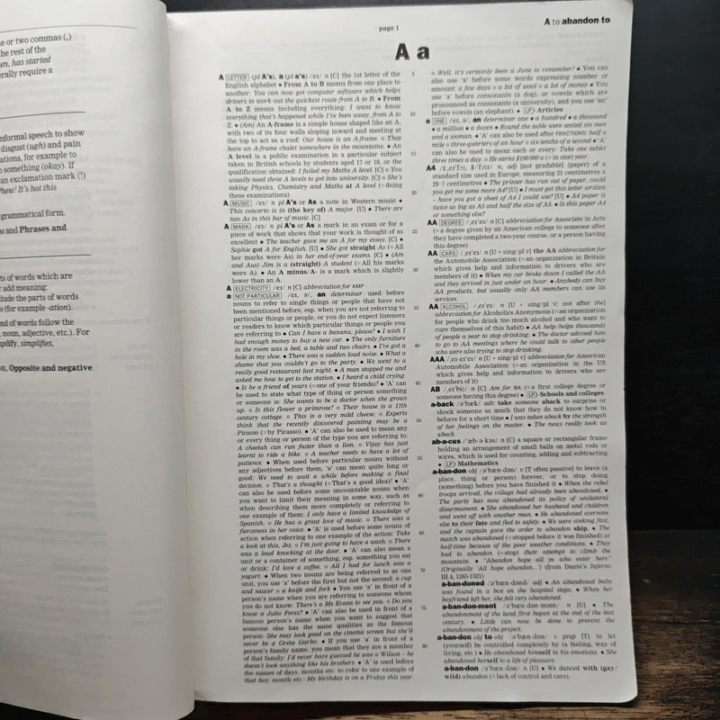 Cambridge International Dictionary of English รูปที่ 7