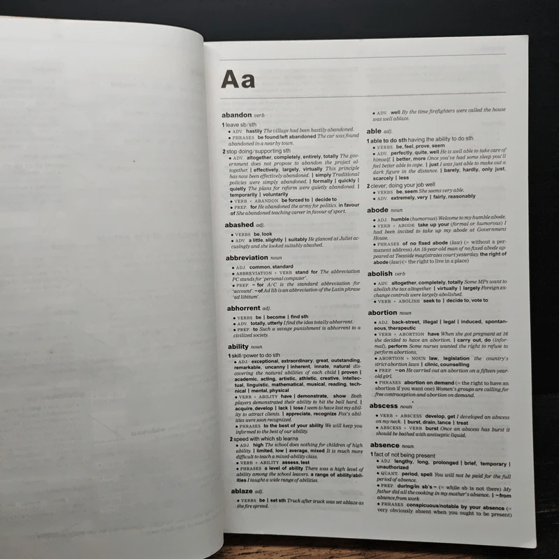 Oxford Collocations Dictionary for Students of English รูปที่ 7