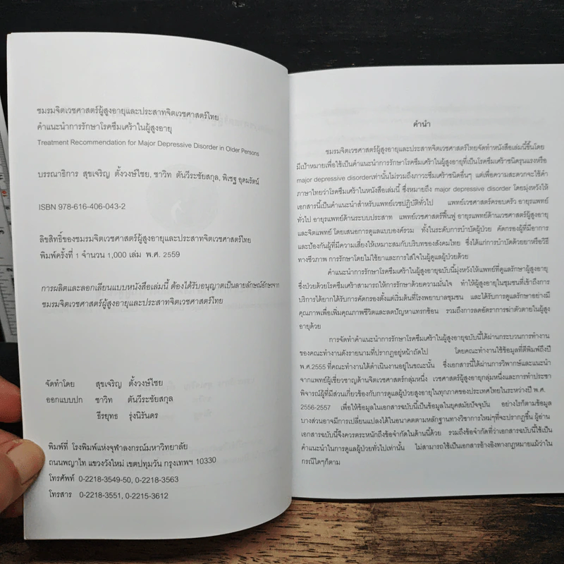 คำแนะนำการรักษาโรคซึมเศร้าในผู้สูงอายุ - สุขเจริญ ตั้งวงษ์ไชย รูปที่ 7