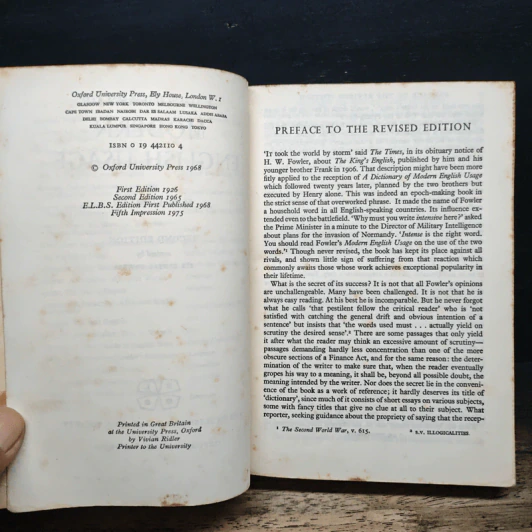 Fowler's Modern English Usage - Sir Ernest Gowers รูปที่ 6
