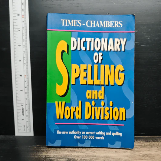 Dictionary of Spelling and Word Division รูปที่ 1