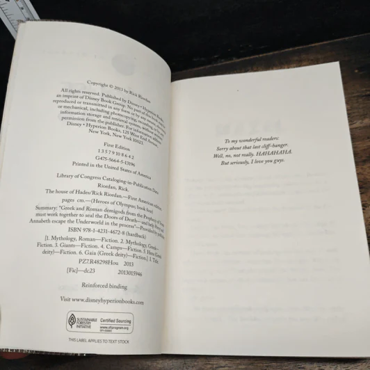 The House of Hades - Rick Riordan รูปที่ 6