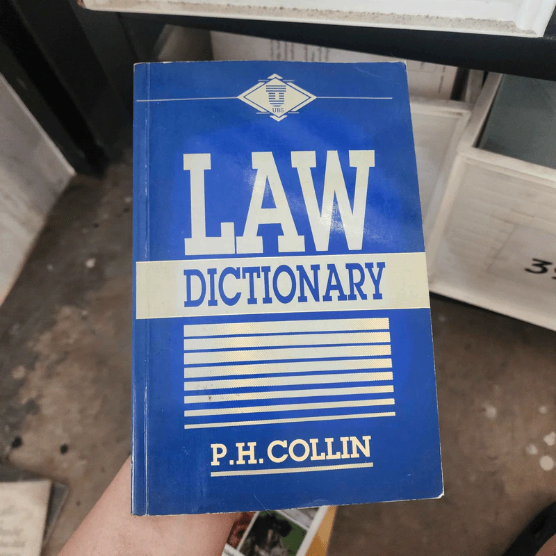 Law Dictionary - P.H.Collin รูปที่ 1