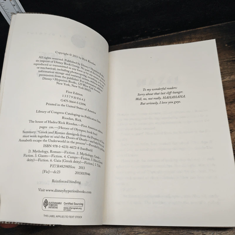 The House of Hades - Rick Riordan รูปที่ 6