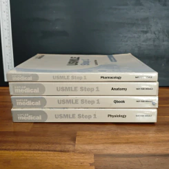 Kaplan Medical USMLE Step 1  4 Book Pharmacology, Anatomy, Qbook, Physiology รูปที่ 3