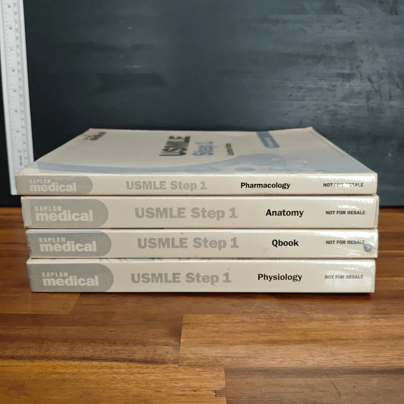 Kaplan Medical USMLE Step 1  4 Book Pharmacology, Anatomy, Qbook, Physiology รูปที่ 3